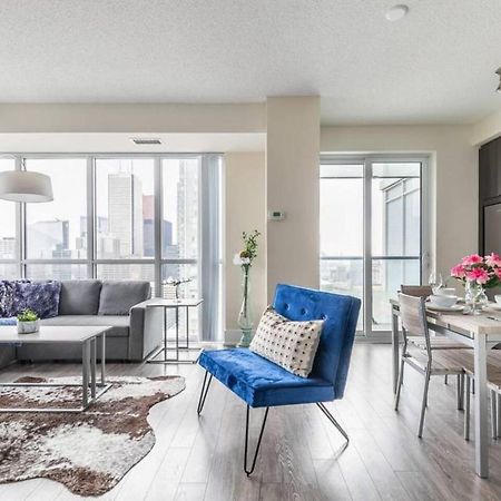 Stunning Views Of Downtown - Luxury High Rise With King Bed! Villa Toronto Exterior foto